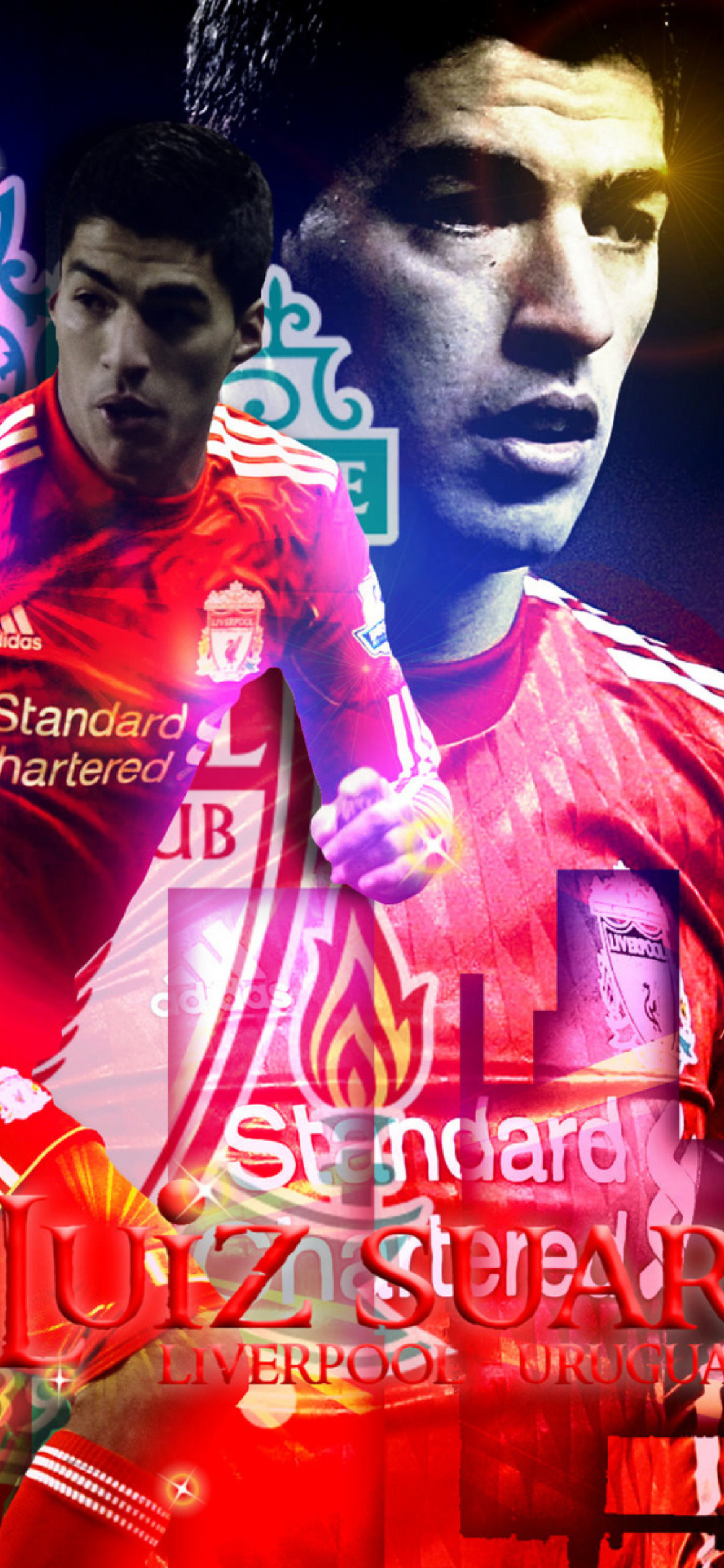 Das Luiz Suarez - Liverpool Wallpaper 1170x2532