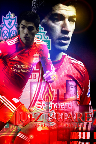 Fondo de pantalla Luiz Suarez - Liverpool 320x480