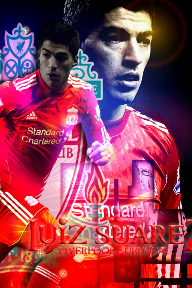 Luiz Suarez - Liverpool wallpaper 640x960