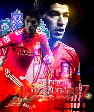 Luiz Suarez - Liverpool - Obrázkek zdarma pro 768x1280