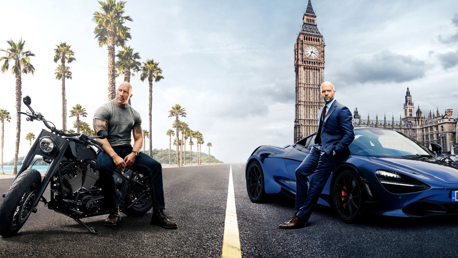 Screenshot №1 pro téma Fast and Furious Presents Hobbs and Shaw 1600x900