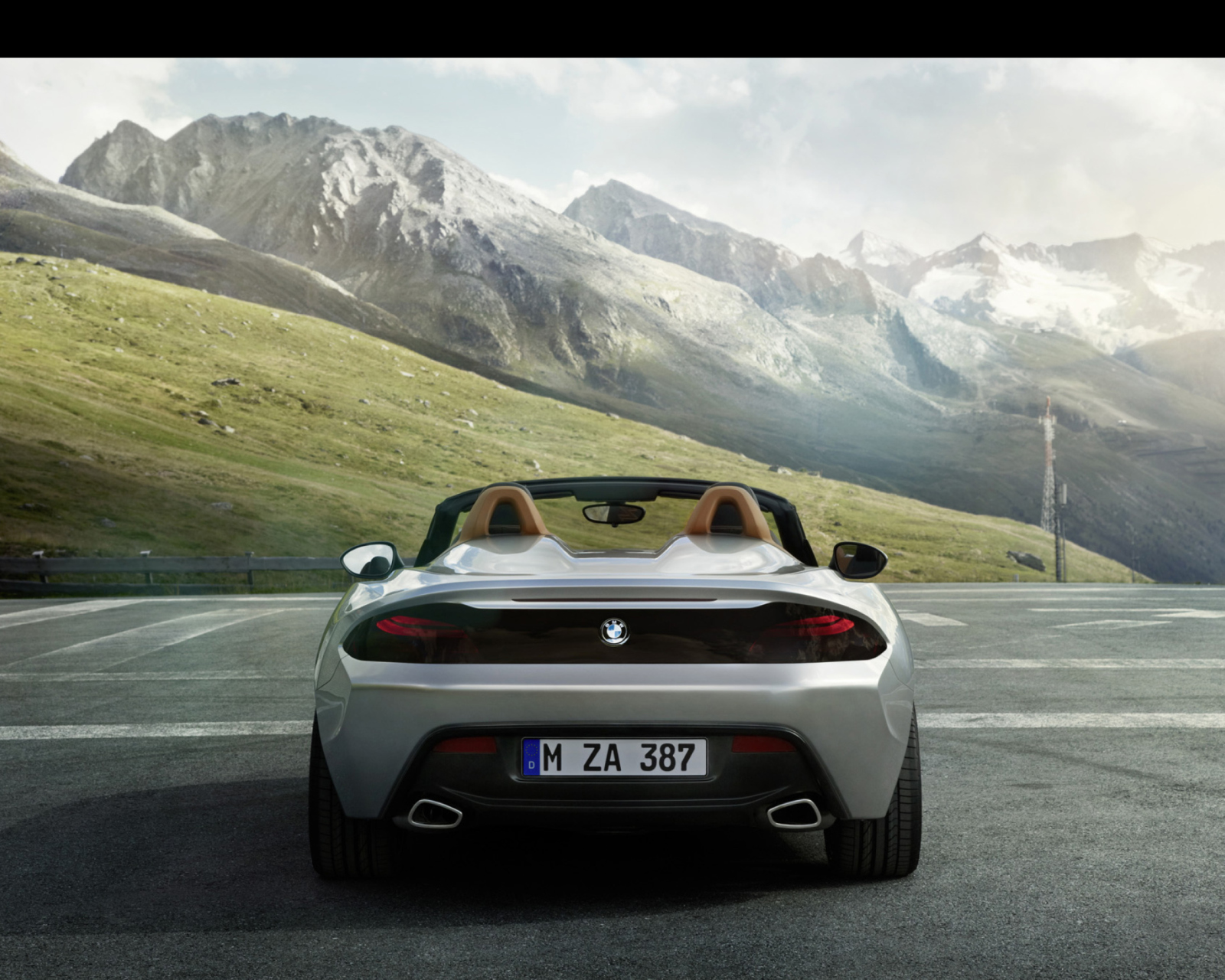 Screenshot №1 pro téma 2012 Bmw Zagato Coupe Static Rear 1600x1280