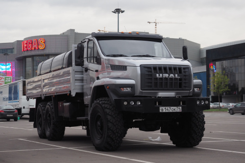 Обои Ural Next Flatbed Truck 480x320