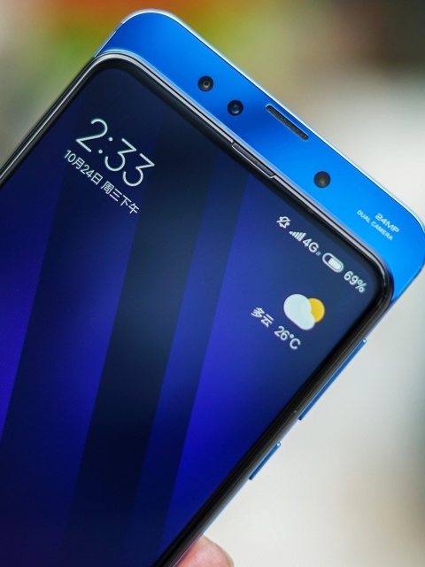 Обои Xiaomi Mi Mix 3 Android with 24 Megapixel Camera 480x640
