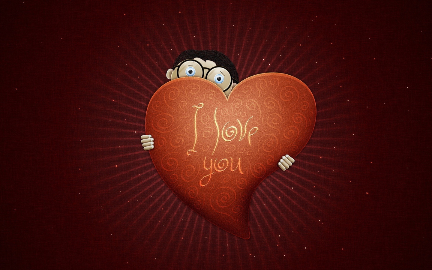 Screenshot №1 pro téma I Love You, Girl 1440x900