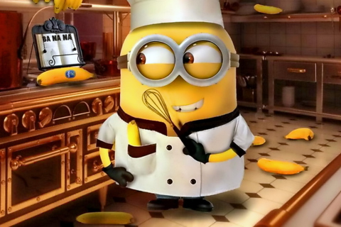 Das Chief Minion Wallpaper 480x320