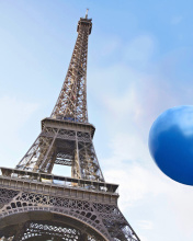 Screenshot №1 pro téma Eiffel Tower on Bastille Day 176x220