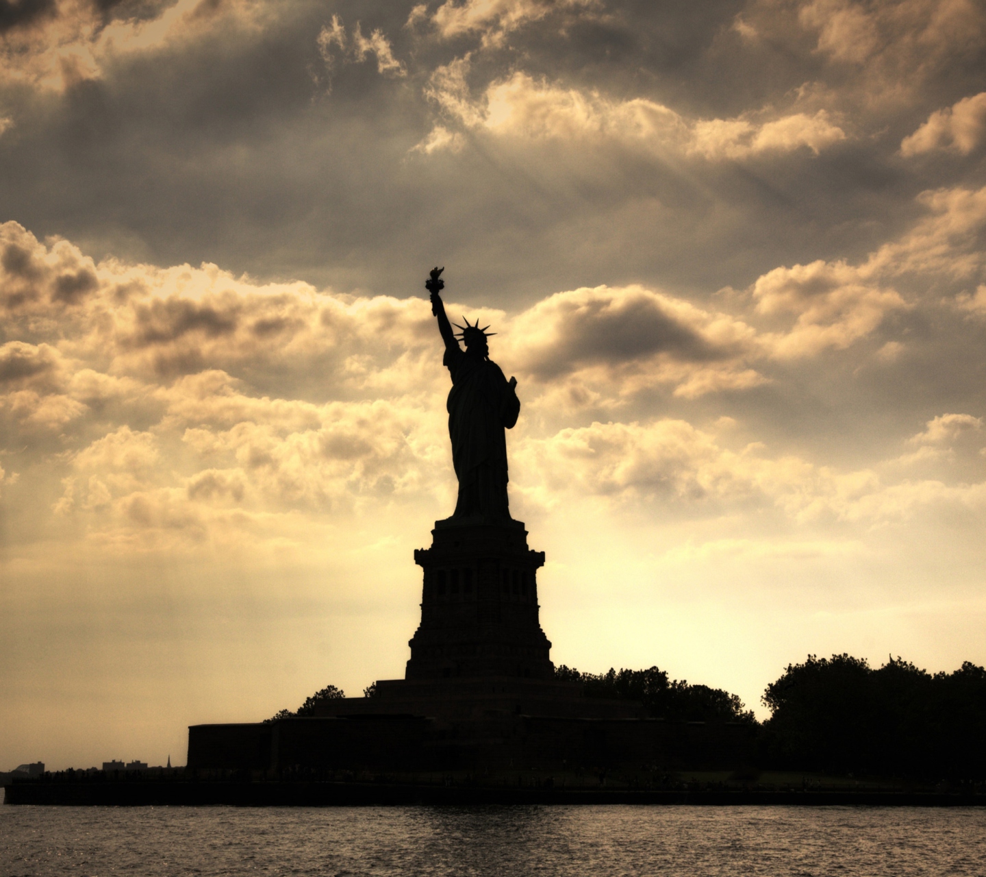 Sfondi Statue Of Liberty New York America 1440x1280