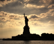 Das Statue Of Liberty New York America Wallpaper 176x144