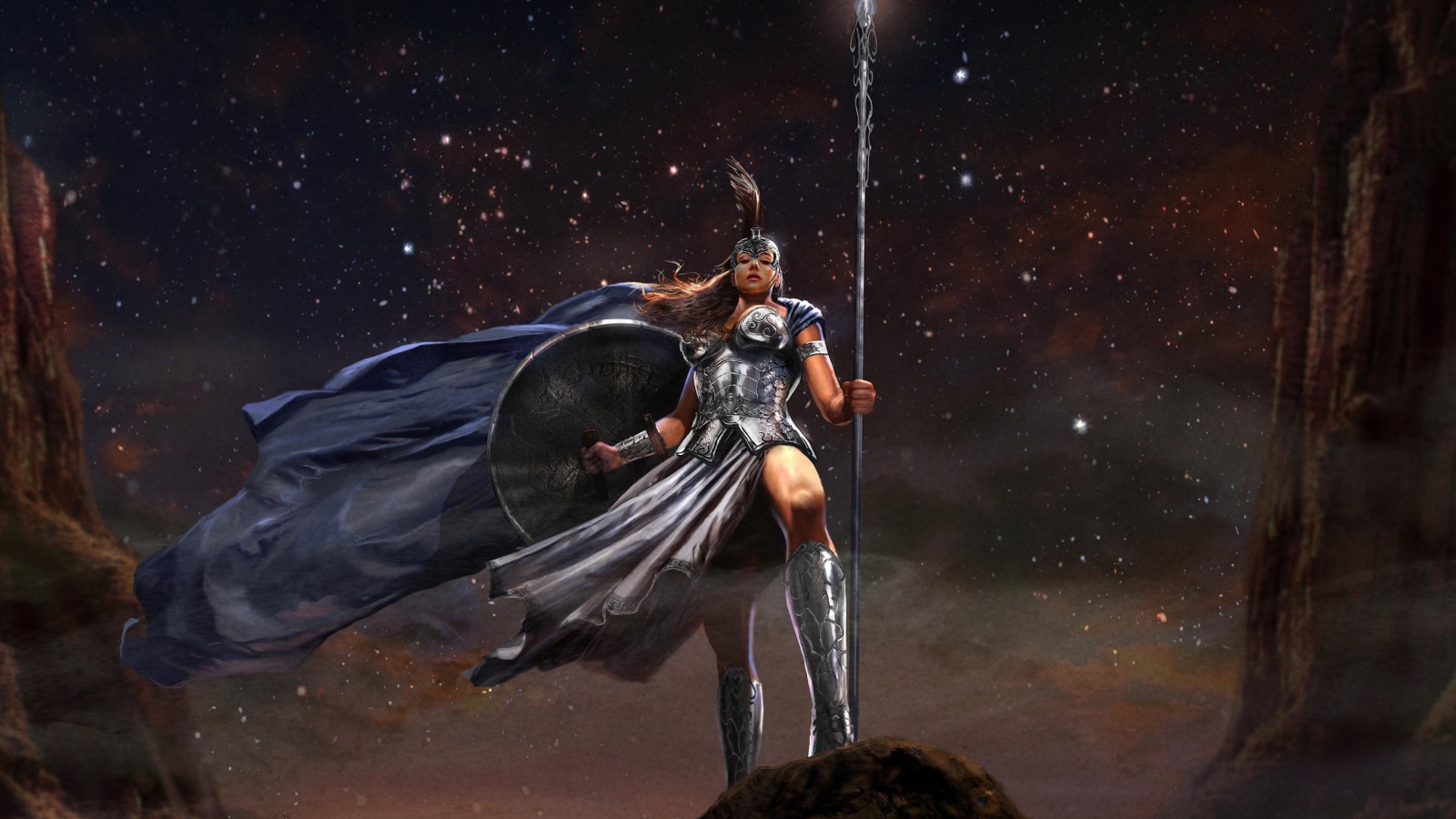 Athena Greek Mythology Goddess screenshot #1 1600x900