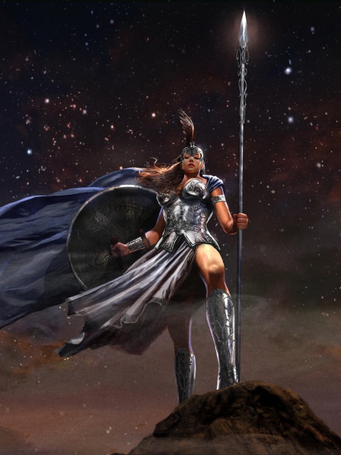 Athena Greek Mythology Goddess screenshot #1 480x640