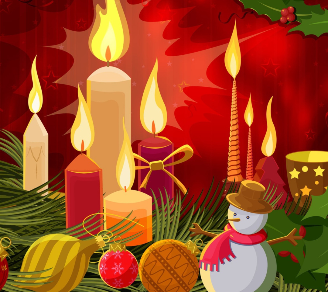 Das Christmas Spirit Wallpaper 1080x960