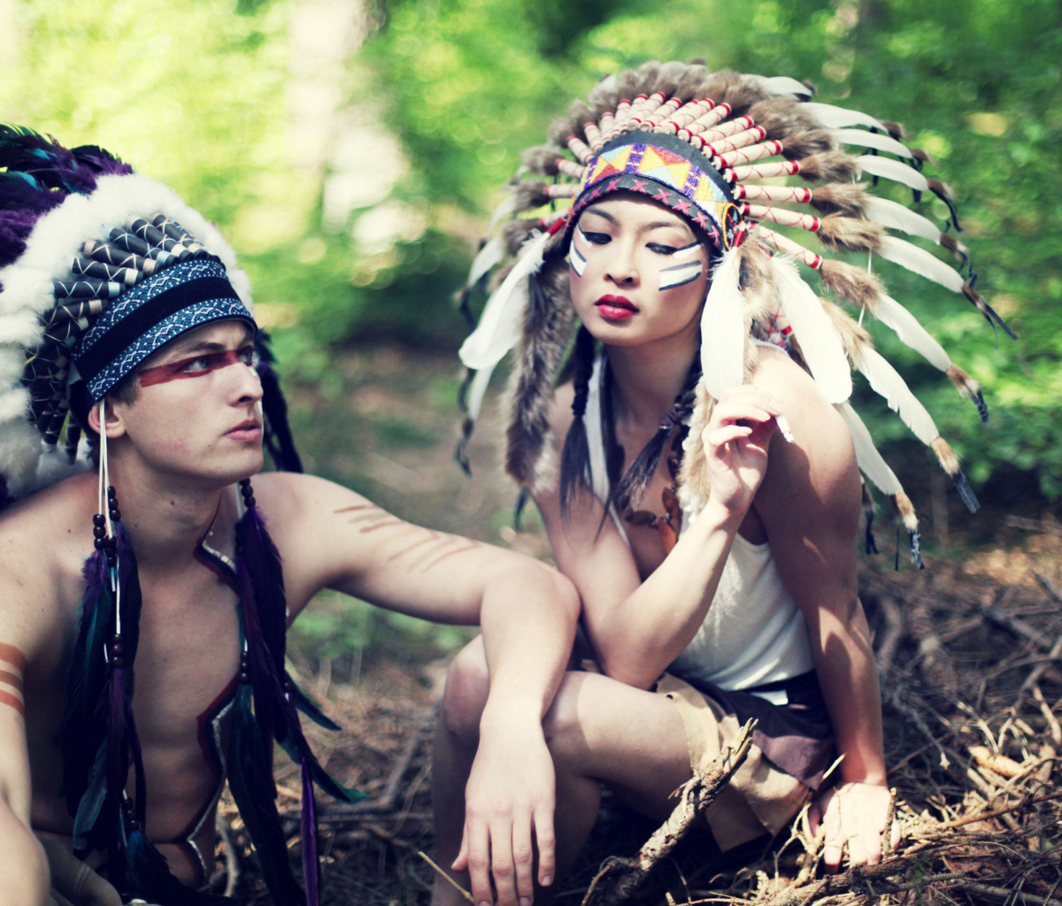 Indian Feather Hat wallpaper 1200x1024