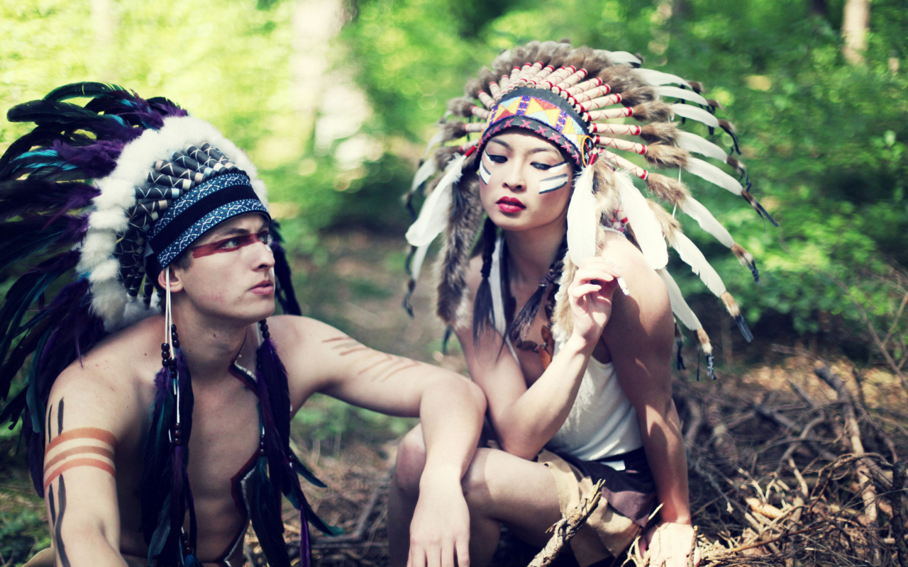 Screenshot №1 pro téma Indian Feather Hat 1280x800