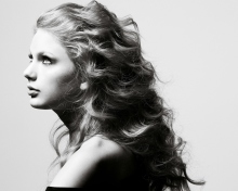 Das Taylor Swift Side Portrait Wallpaper 220x176