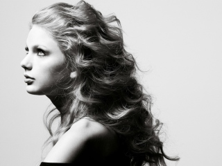 Das Taylor Swift Side Portrait Wallpaper 320x240