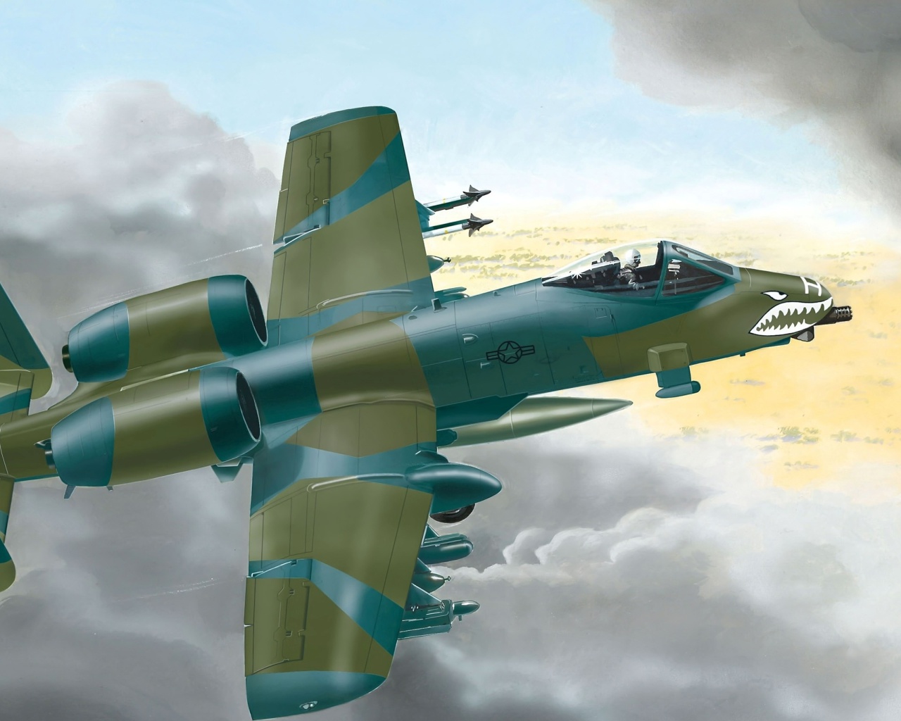 Fairchild Republic A 10 Thunderbolt II screenshot #1 1280x1024