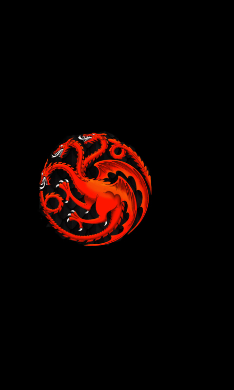 Обои Fire And Blood Dragon 480x800