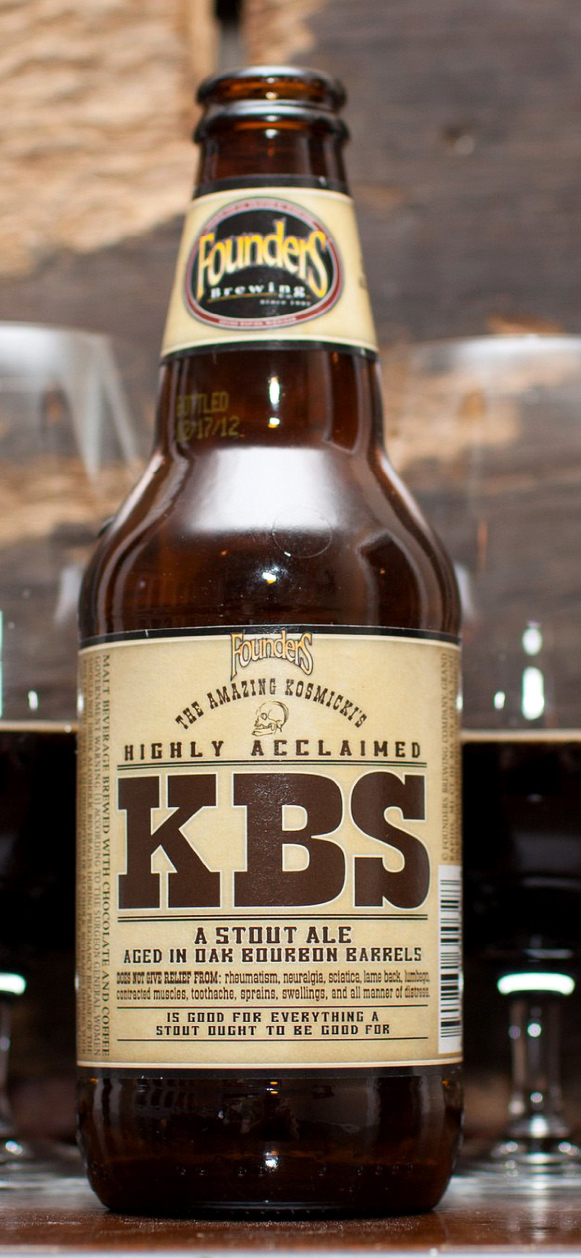 KBS Kentucky Breakfast Stout Stout Ale wallpaper 1170x2532