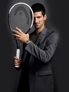 Das Novak Djokovic Wallpaper 240x320