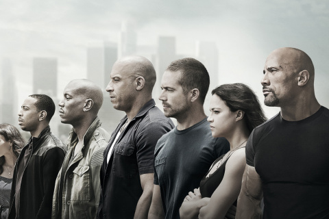 Fast and Furious 7 wallpaper 480x320