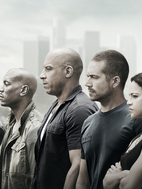 Fast and Furious 7 wallpaper 480x640