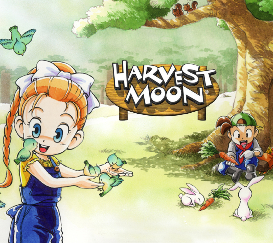 Обои Harvest Moon Friends 1080x960