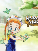Das Harvest Moon Friends Wallpaper 132x176