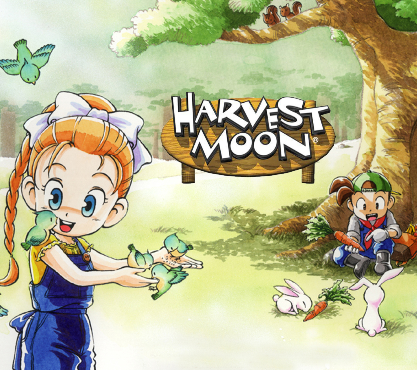 Обои Harvest Moon Friends 1440x1280