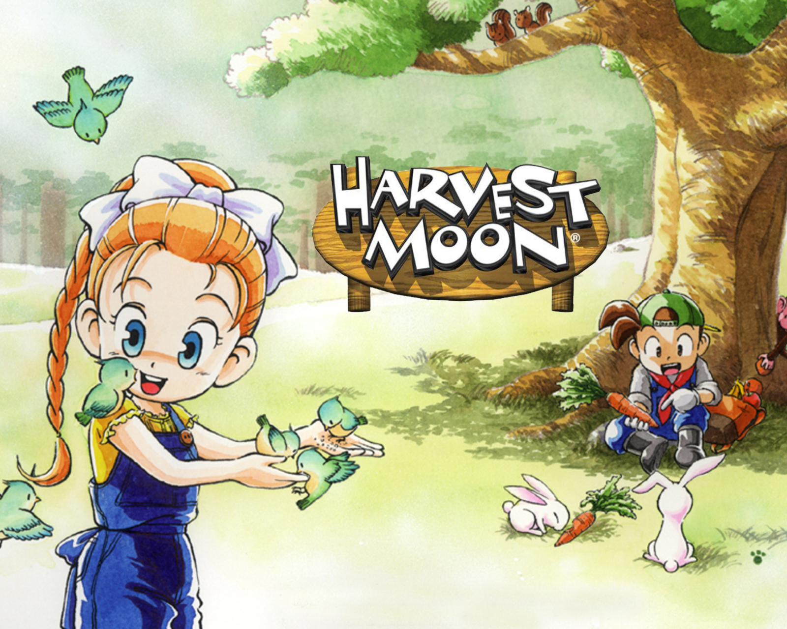 Das Harvest Moon Friends Wallpaper 1600x1280
