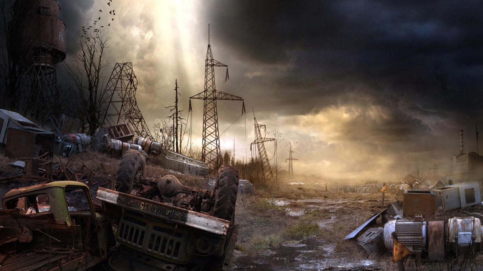 Sfondi Breathtaking Post Apocalypse Artwork 1600x900