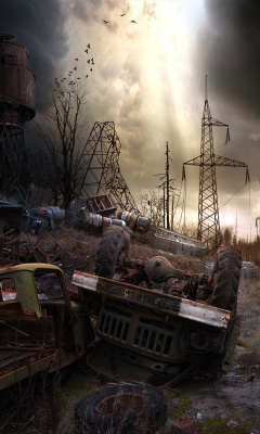 Breathtaking Post Apocalypse Artwork screenshot #1 240x400