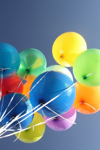 Colorful Balloons wallpaper 320x480