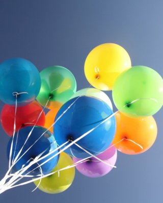 Colorful Balloons Background for Nokia Asha 503