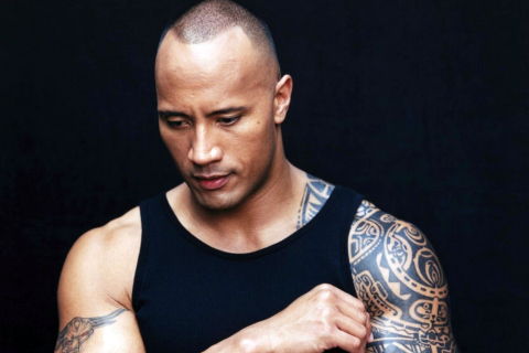 Fondo de pantalla Dwayne Johnson 480x320