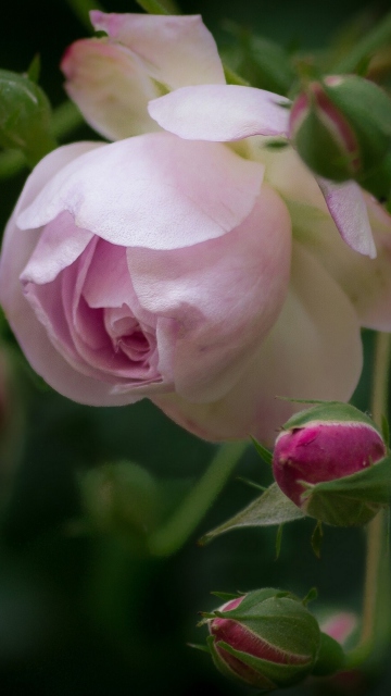Sfondi Light Pink Rose 360x640