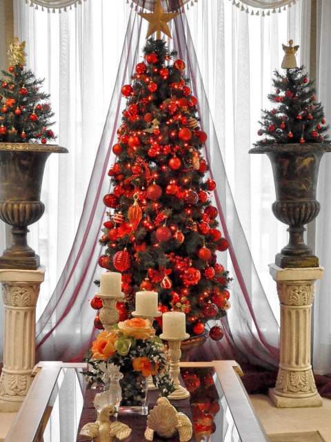 Sfondi O Christmas Tree 480x640