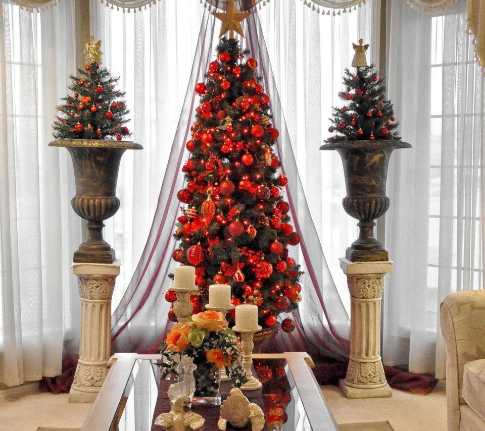 Das O Christmas Tree Wallpaper 960x854