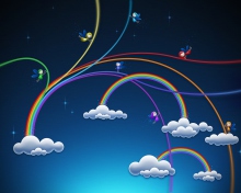Sfondi Rainbows 220x176