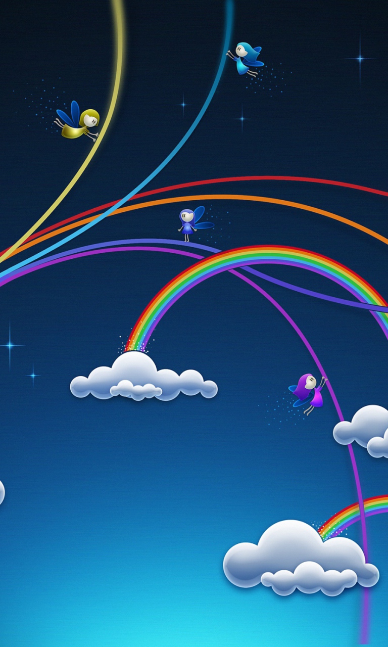 Screenshot №1 pro téma Rainbows 768x1280