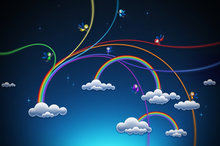 Rainbows wallpaper