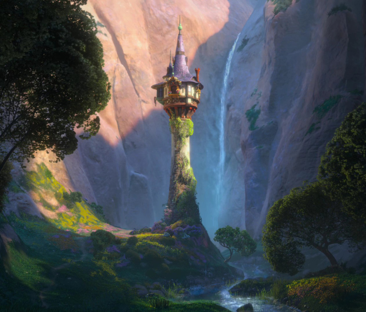 Tangled Tower wallpaper 1200x1024