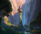 Tangled Tower wallpaper 176x144