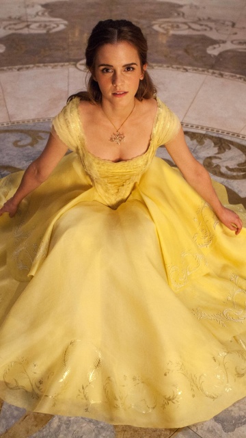 Sfondi Emma Watson in Beauty and the Beast 360x640