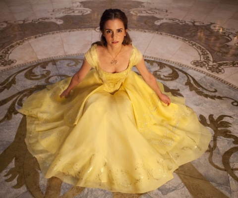 Обои Emma Watson in Beauty and the Beast 480x400