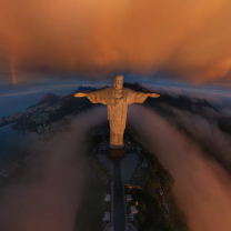 Sfondi Symbol Of Rio De Janeiro 208x208