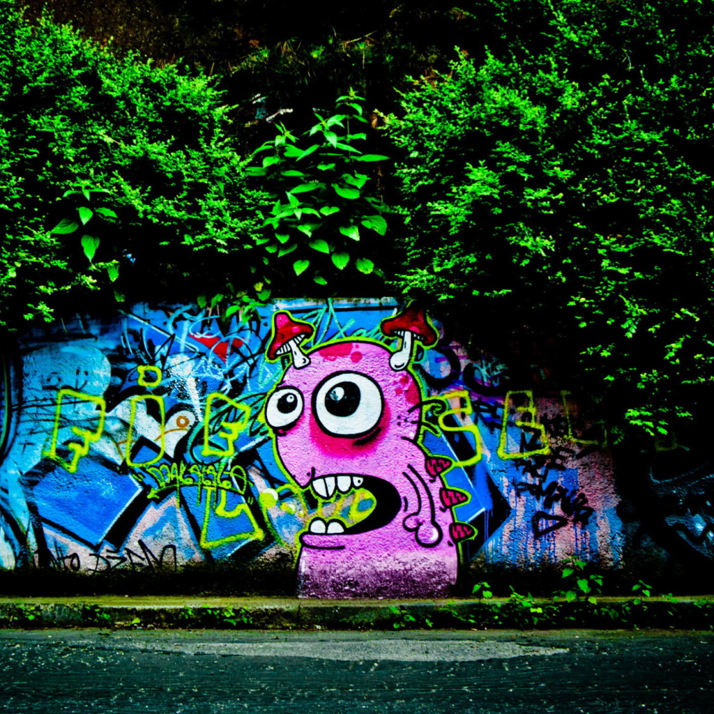 Das Graffiti Wallpaper 1024x1024