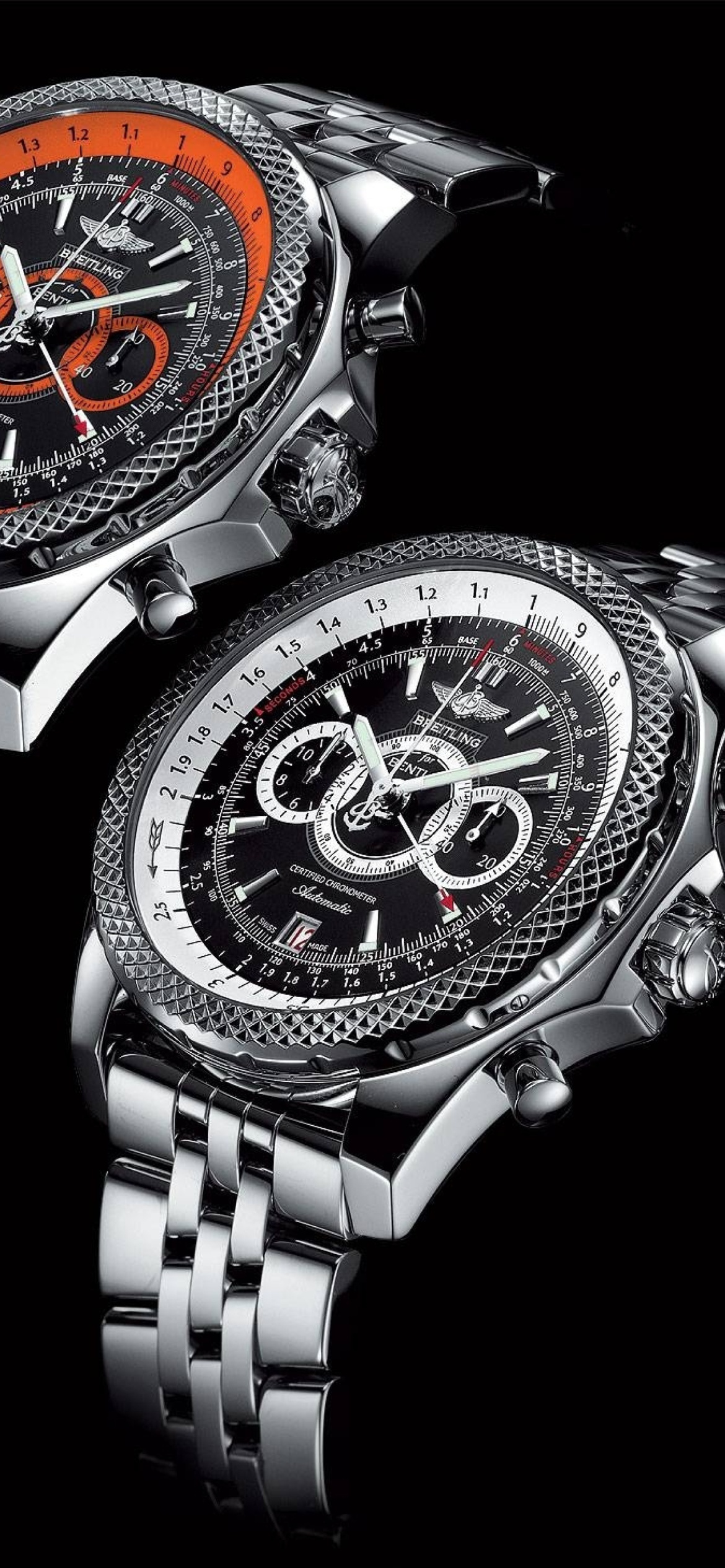 Breitling for Bentley Watches wallpaper 1170x2532