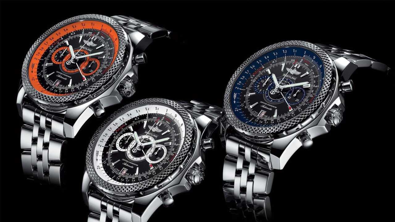 Обои Breitling for Bentley Watches 1280x720