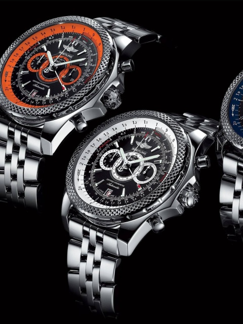 Fondo de pantalla Breitling for Bentley Watches 480x640